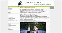 Desktop Screenshot of lokomotion-rhythm.de