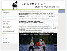 Tablet Screenshot of lokomotion-rhythm.de